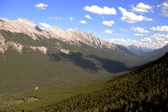 07 Mount Rundle And Spray Valley From Going Up Banff Gondola in Summer